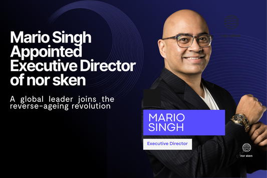 Mario Singh appointed Executive Director of nor sken skincare: a global leader joins the reverse-ageing revolution