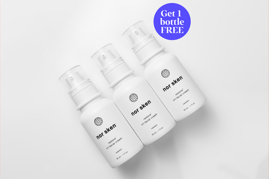 Buy three bottles, receive one free – subscribe and save